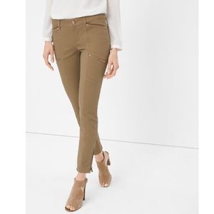 WHBM | The Skimmer Jeans With Faux Leather Trims